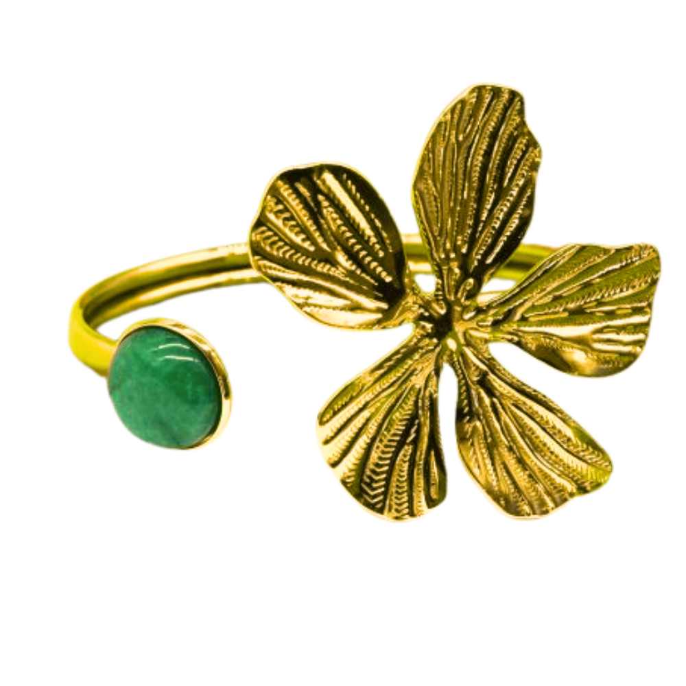 Jonc Breloque Pierre Naturelle