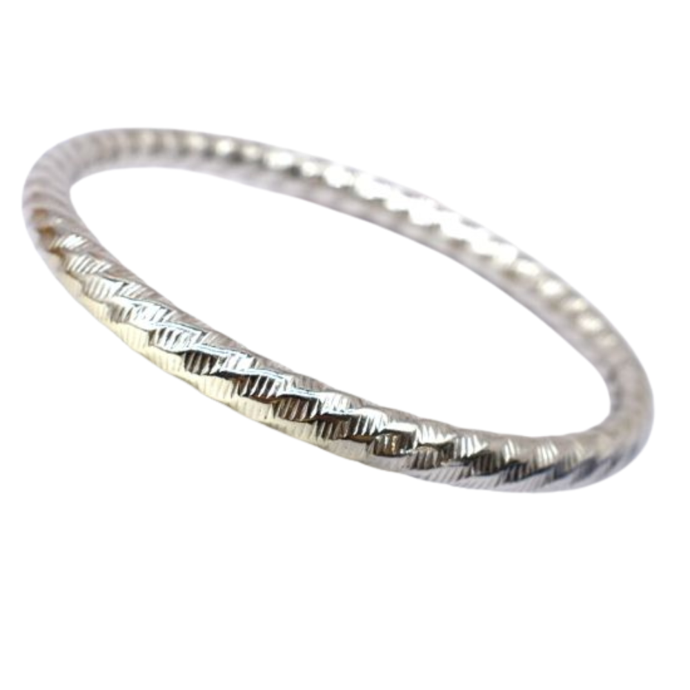 Bracelet Jonc Texture Torsadé