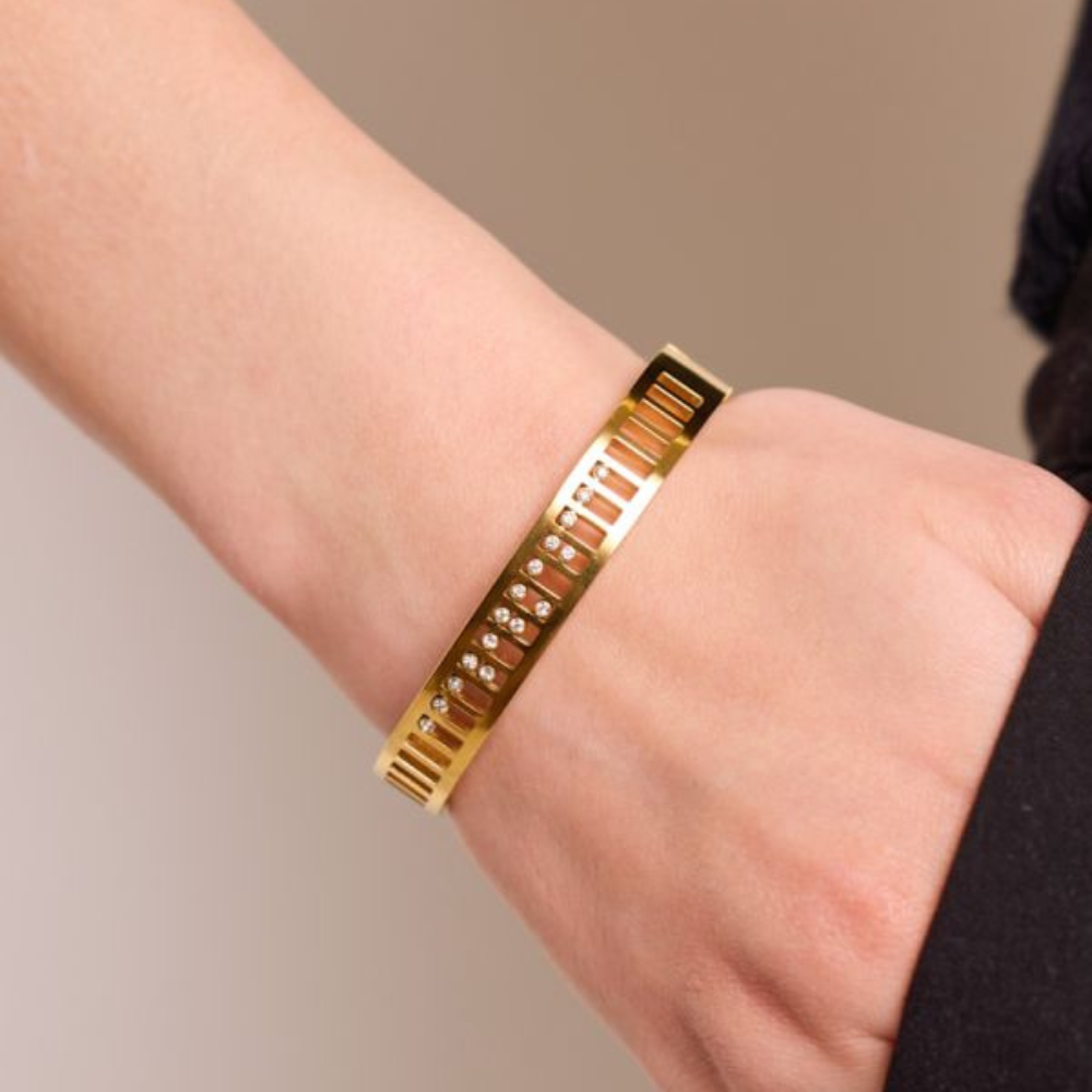 Bracelet Jonc Strass Design