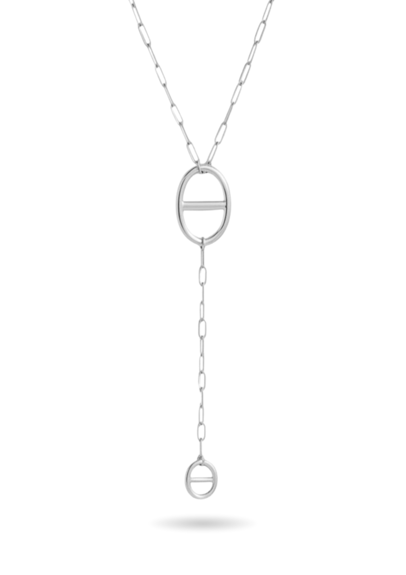 Collier Maille Marine Cravate femme