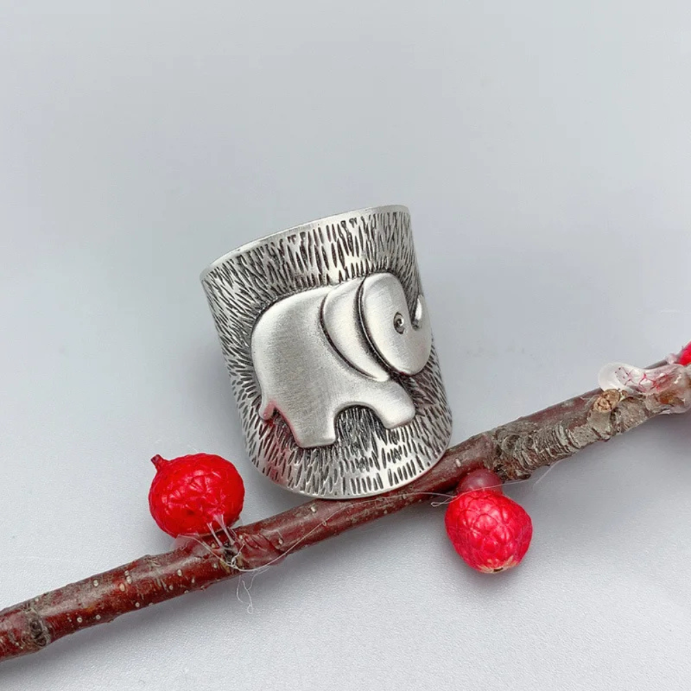 Bague Éléphant Rétro