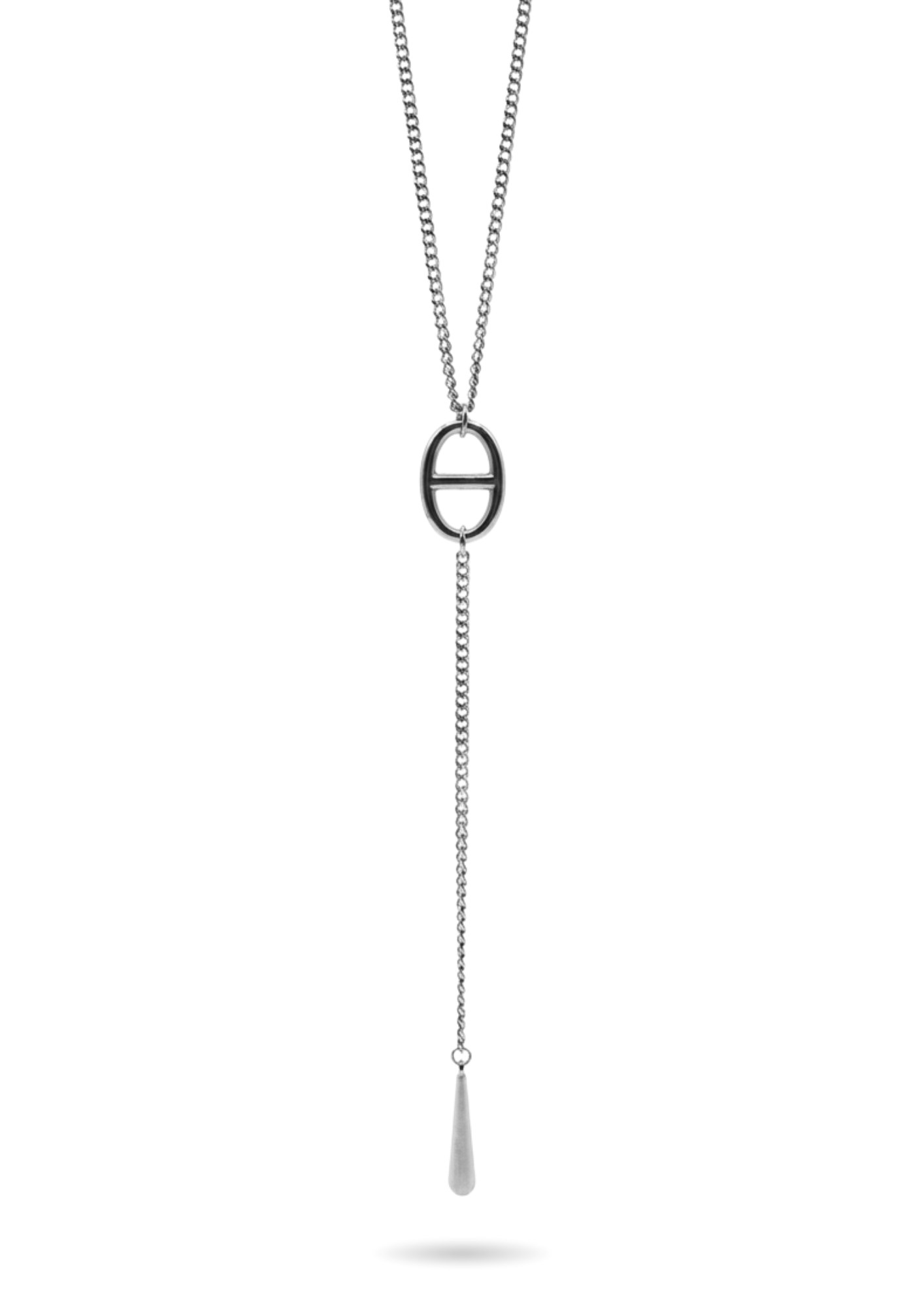 Collier Y Maille Marine Élégant femme