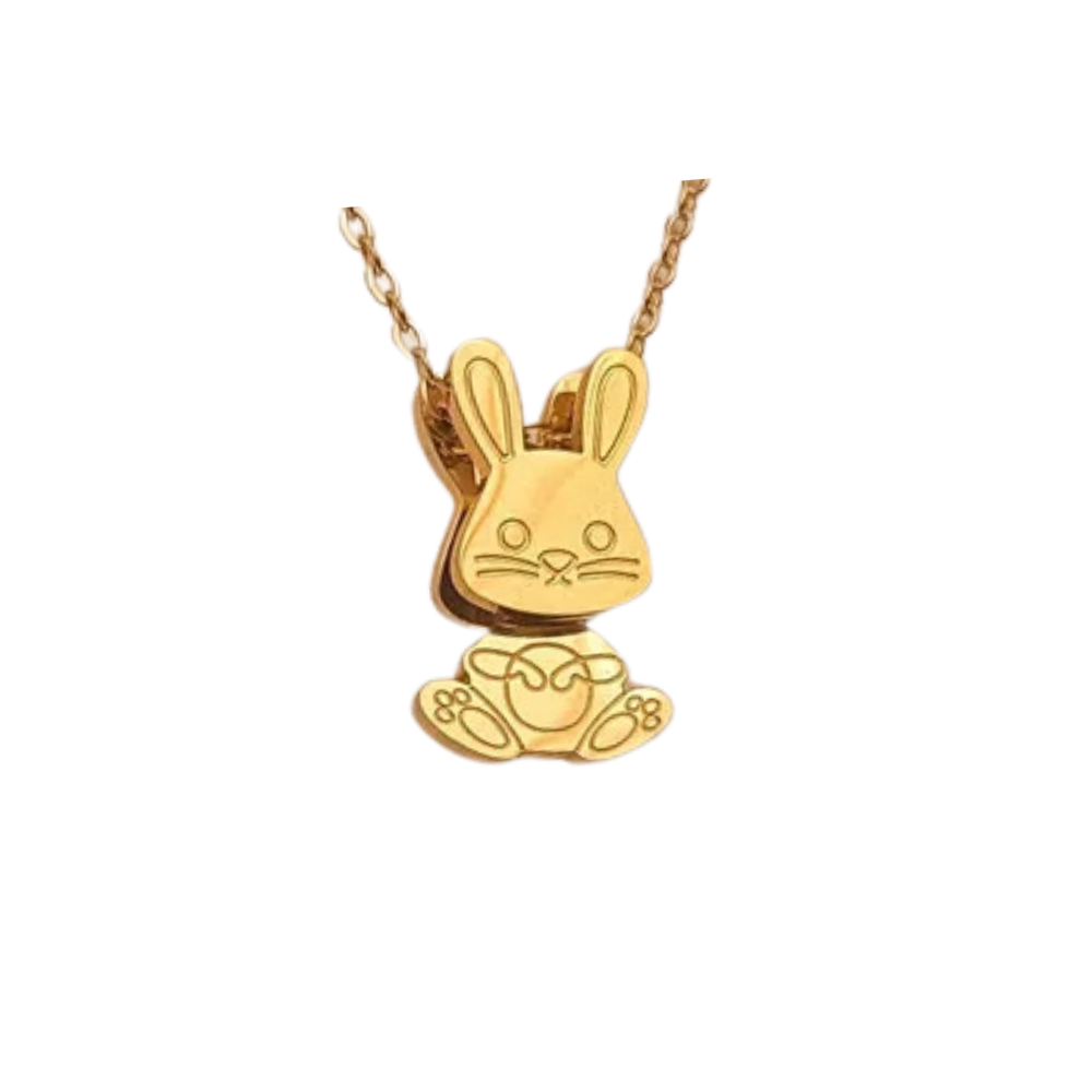 Collier Lapin Or