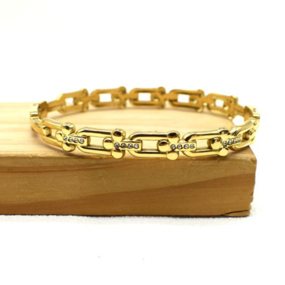 Bracelet Jonc Chaîne