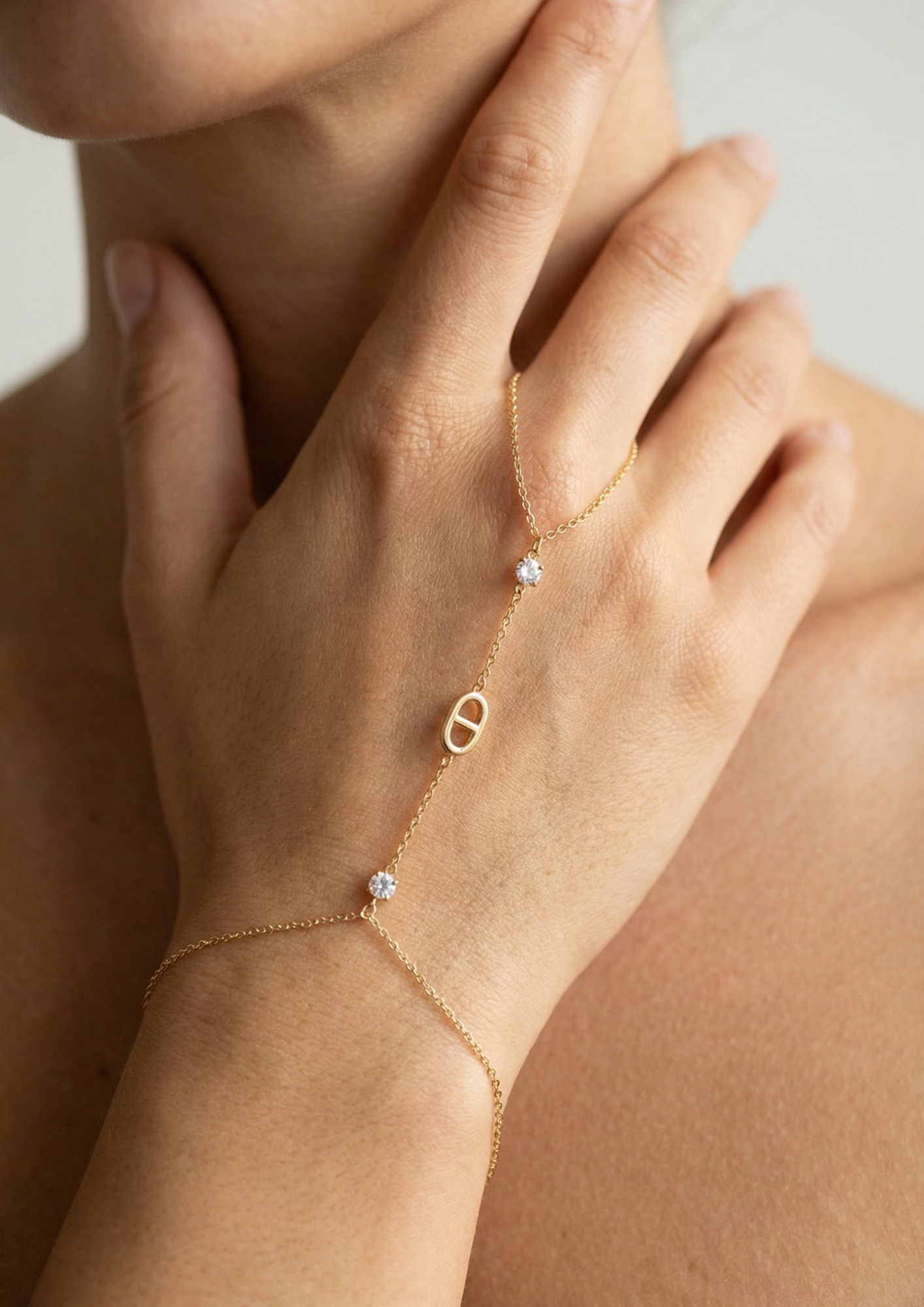 Chaine de Main Maille Marine