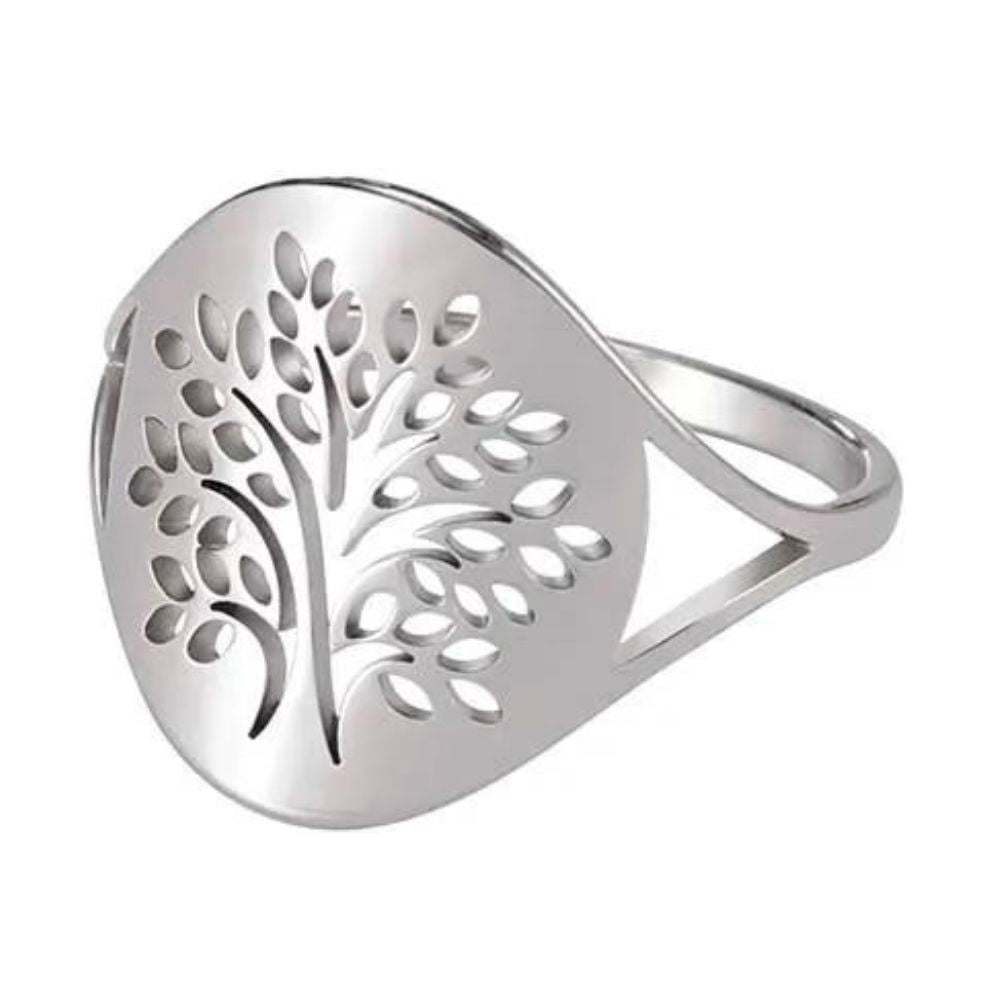 Bague Arbre de Vie Acier Inoxydable