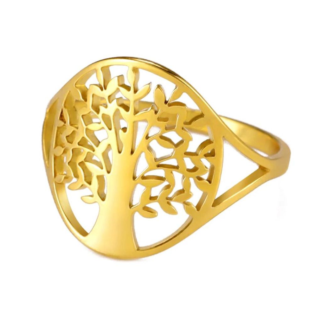 bague arbre de vie agate