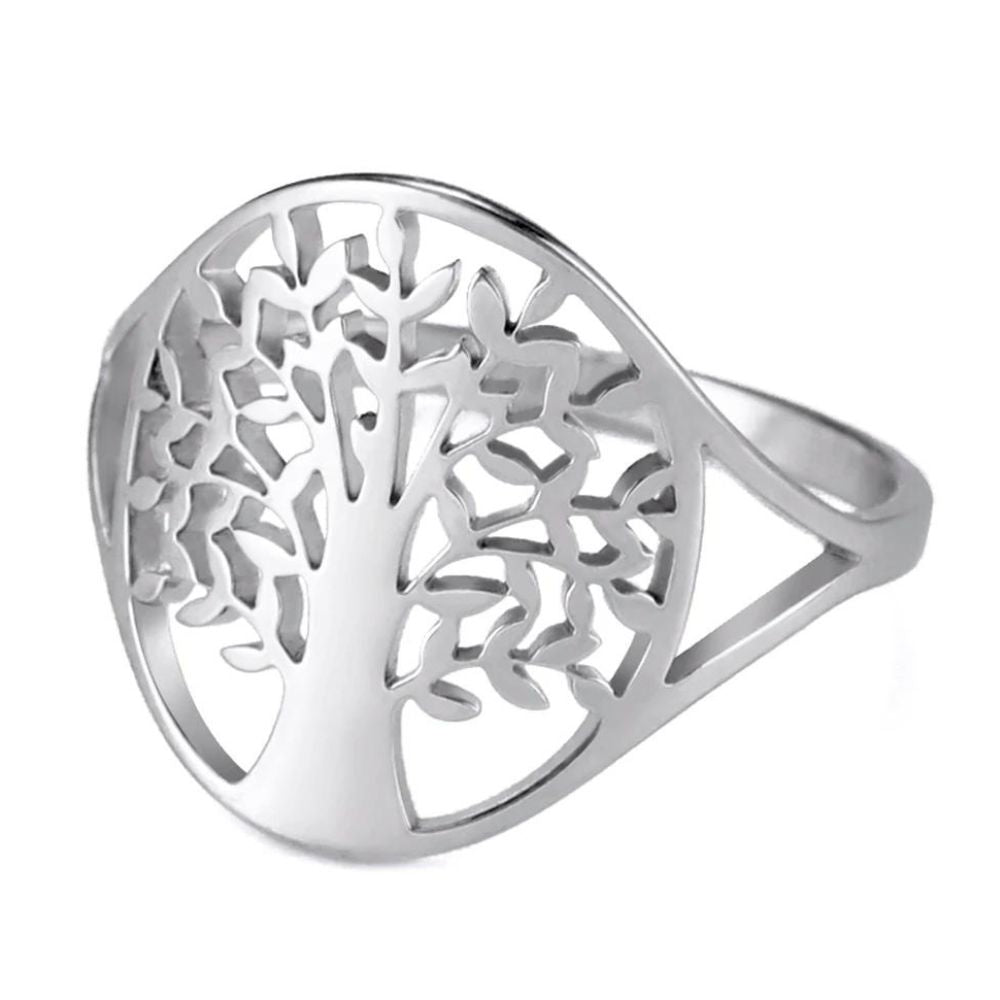 bague arbre de vie agate