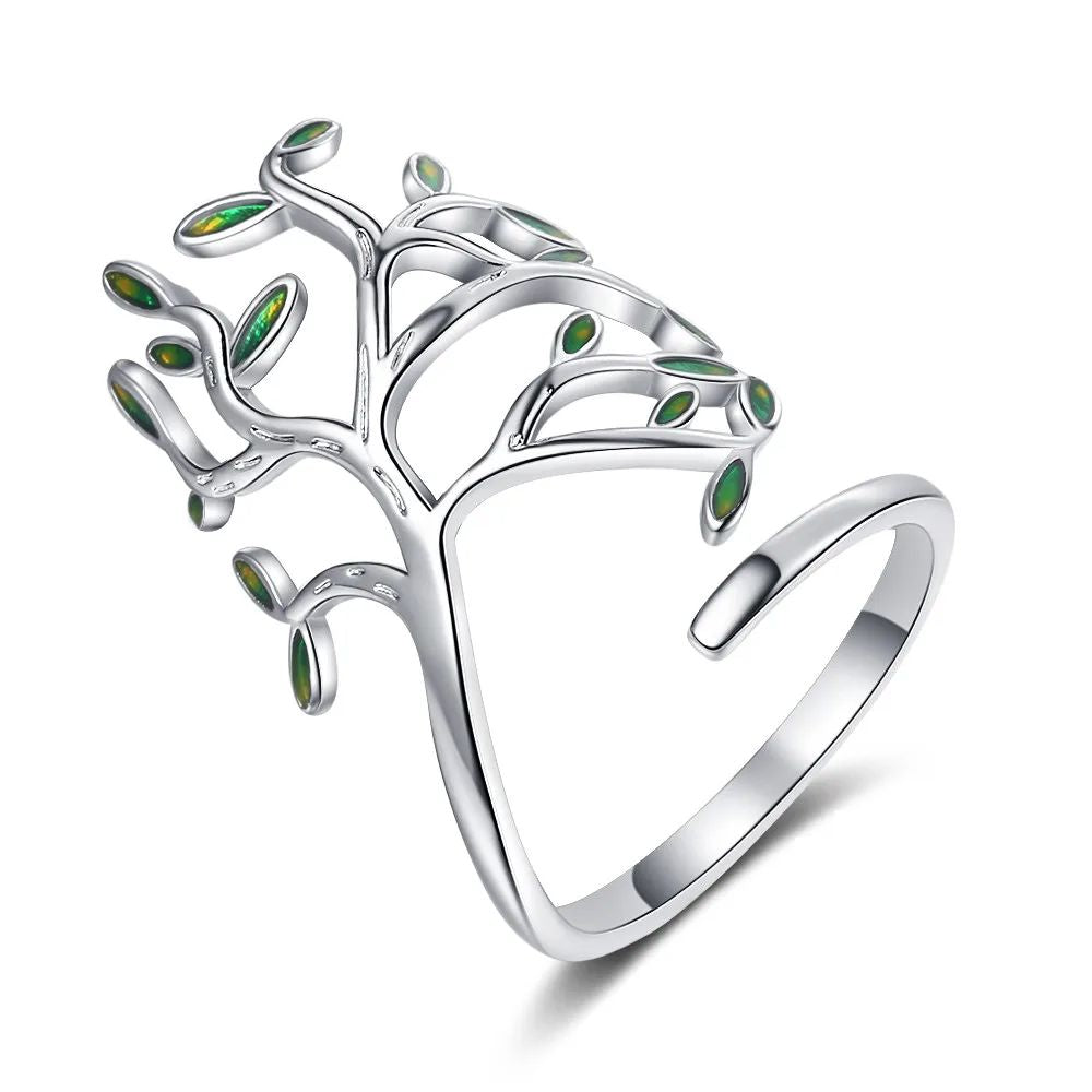 bague arbre de vie argent