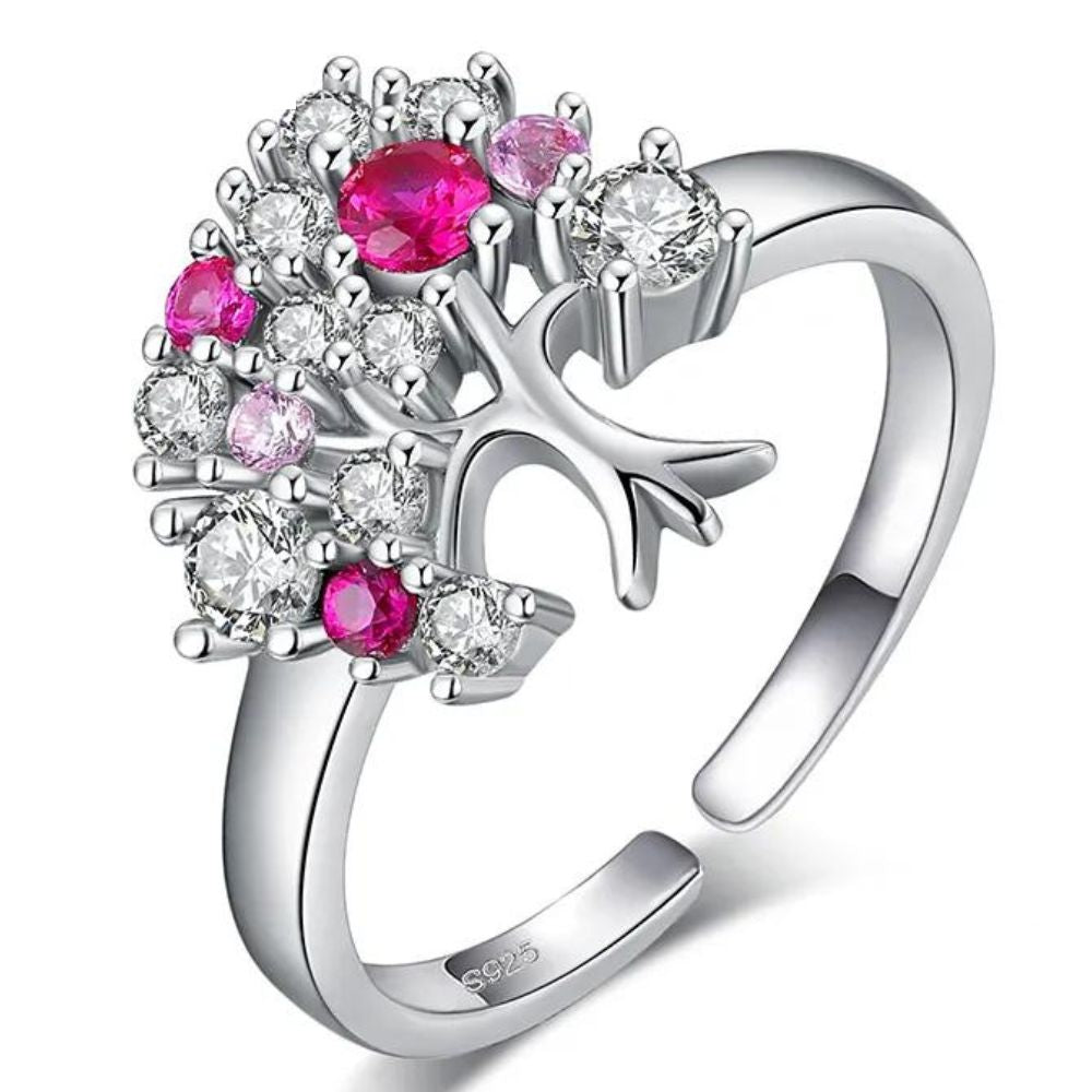 bague arbre de vie argent