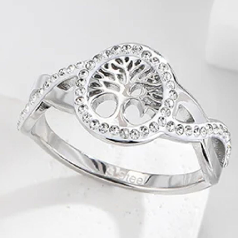 bague arbre de vie diamant