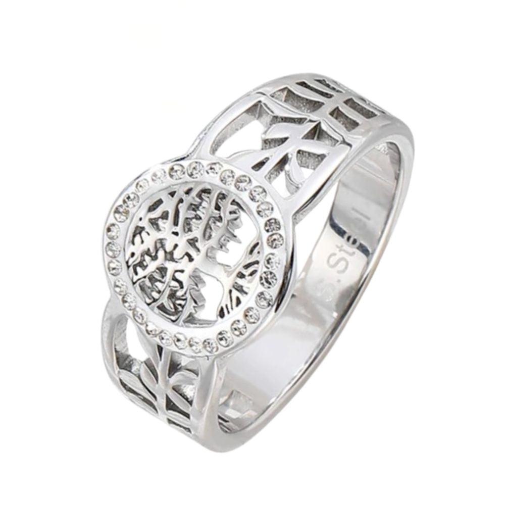 Bague Arbre de Vie Plaqué Argent