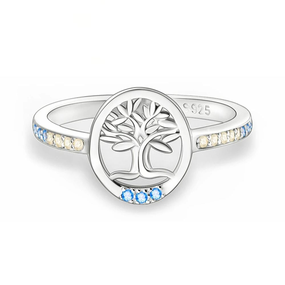 Bague Arbre de Vie en Argent