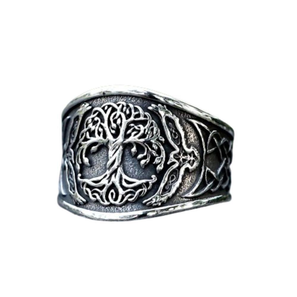 Bague Arbre de Vie Argent Homme