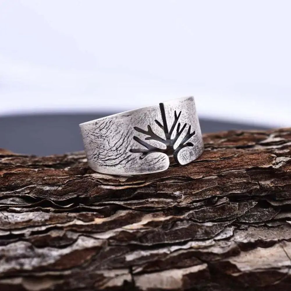 Bague Arbre de Vie fer