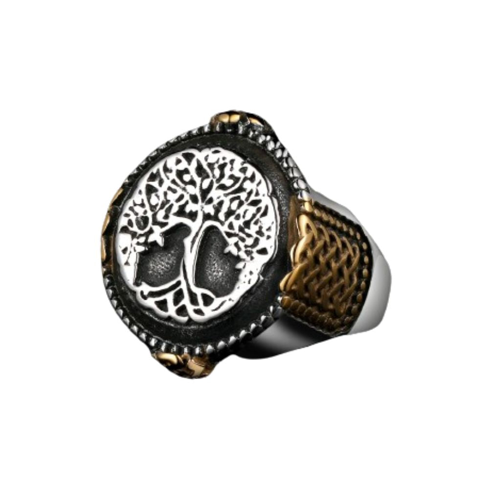 Bague style chevalier
