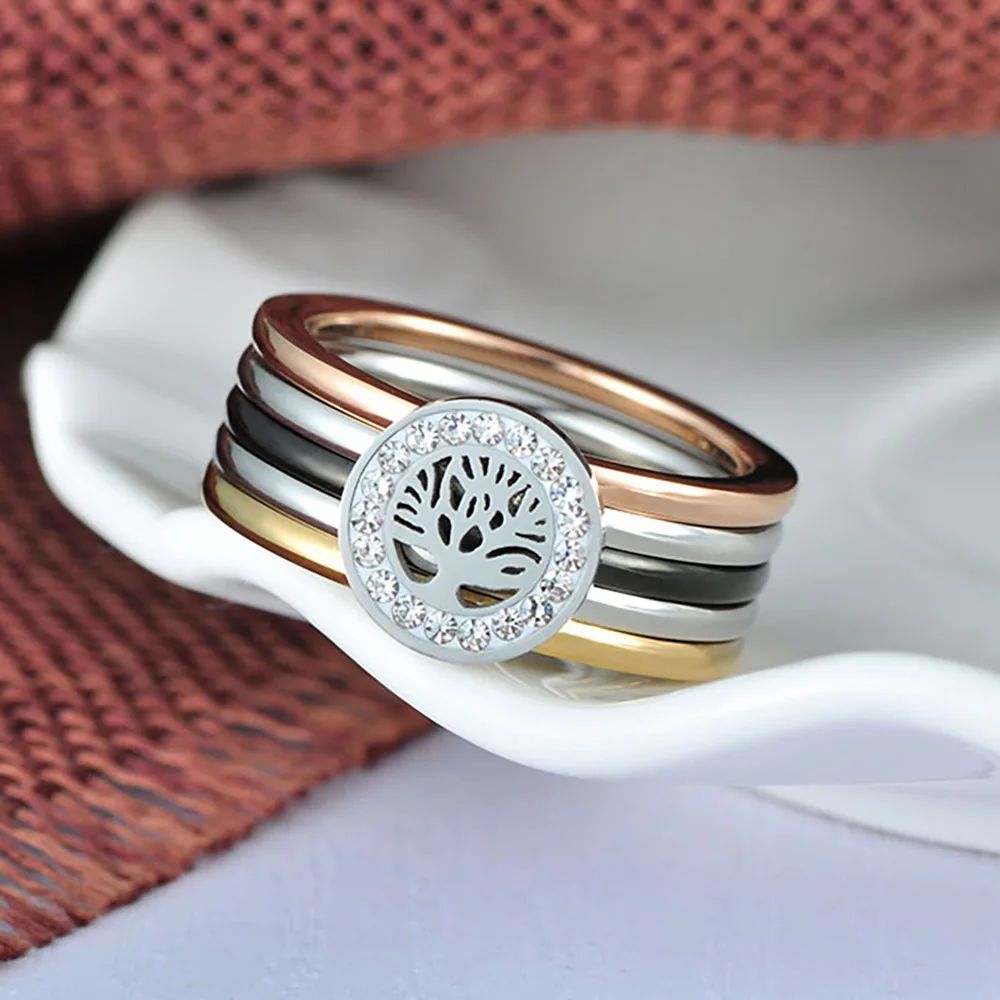 Bague Arbre Anneaux