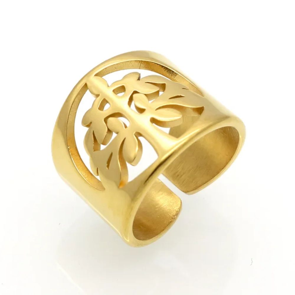 Bague Arbre de Vie Jaune