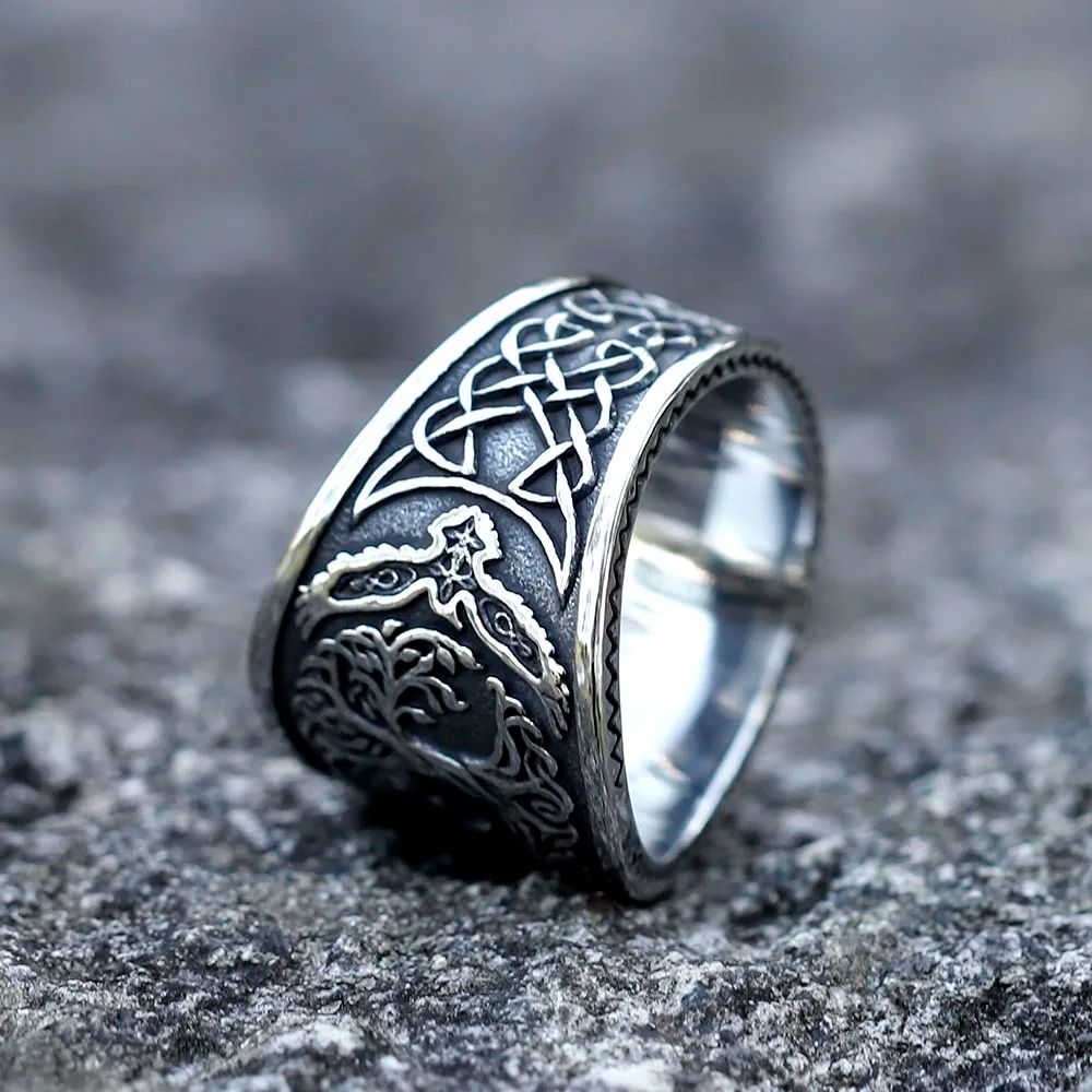 Bague Arbre de Vie Argent Homme