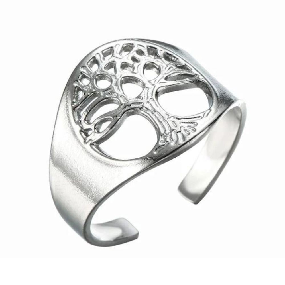 Bague Arbre de Vie plaqué argent