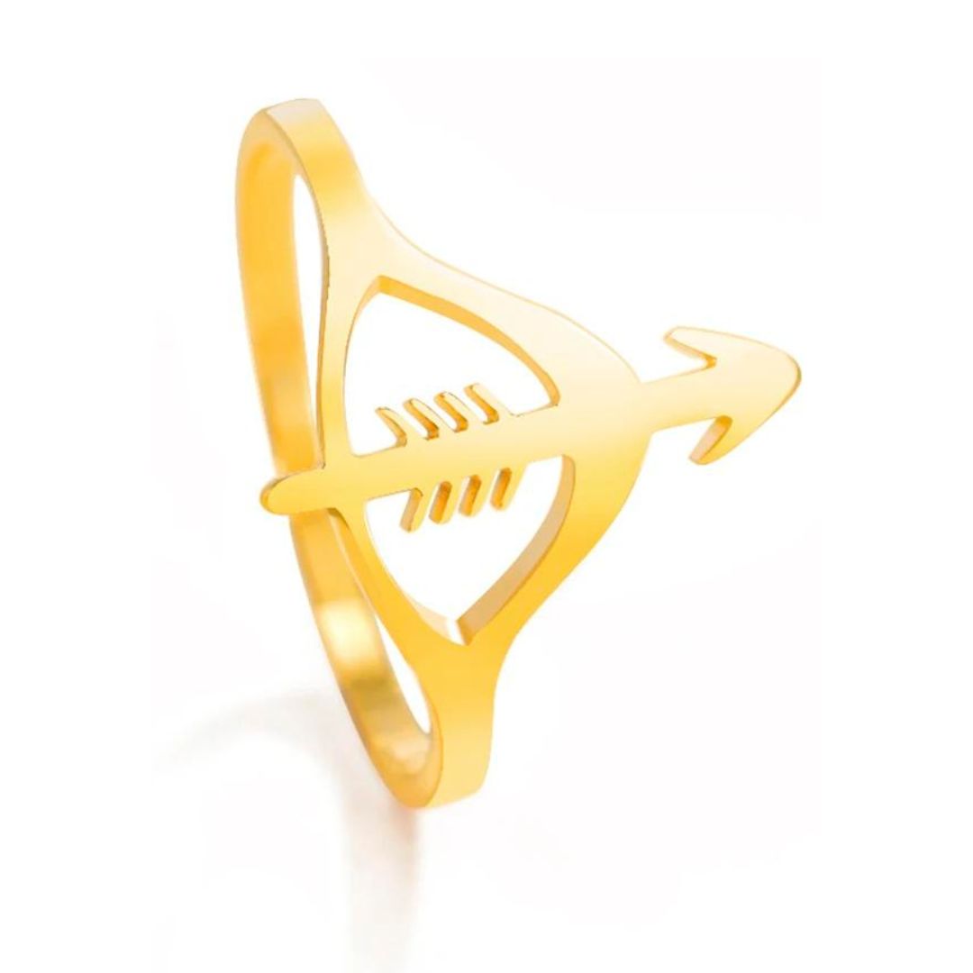 Bague Arc et Flèche or