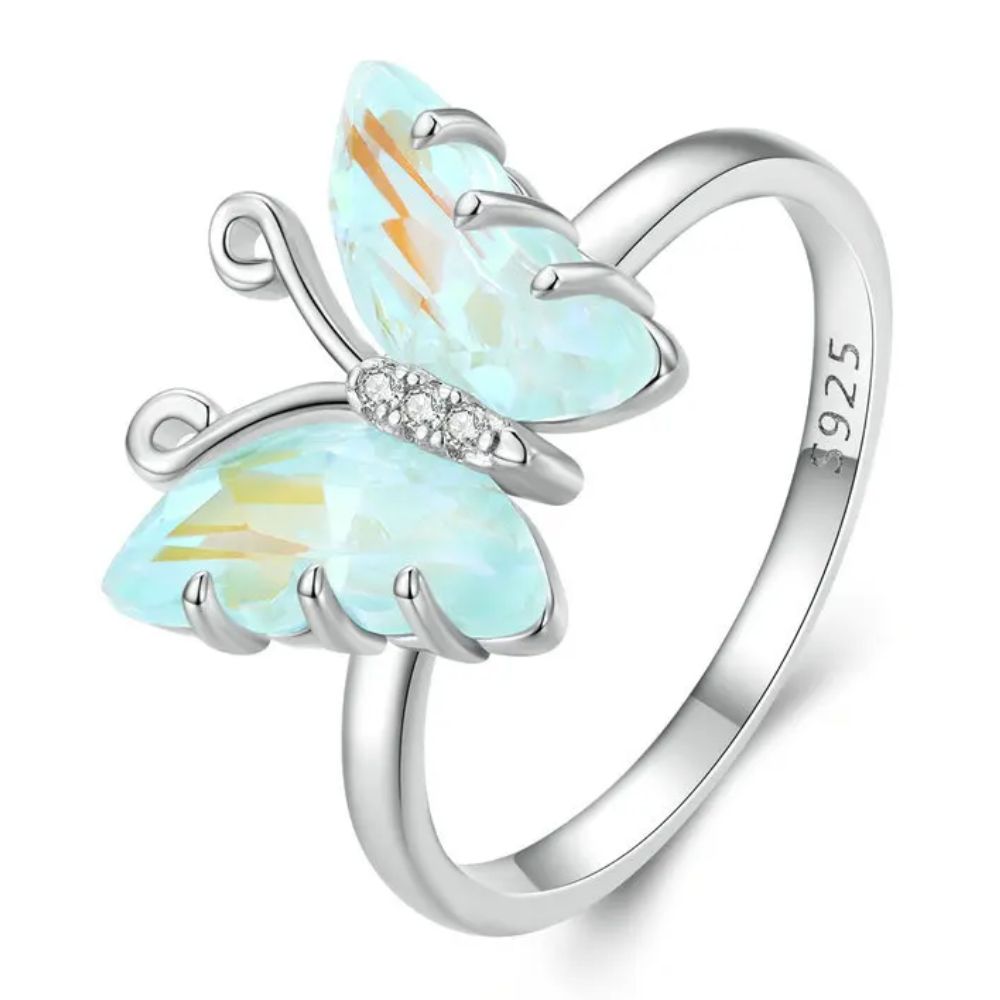 Bague avec Pierre Papillon