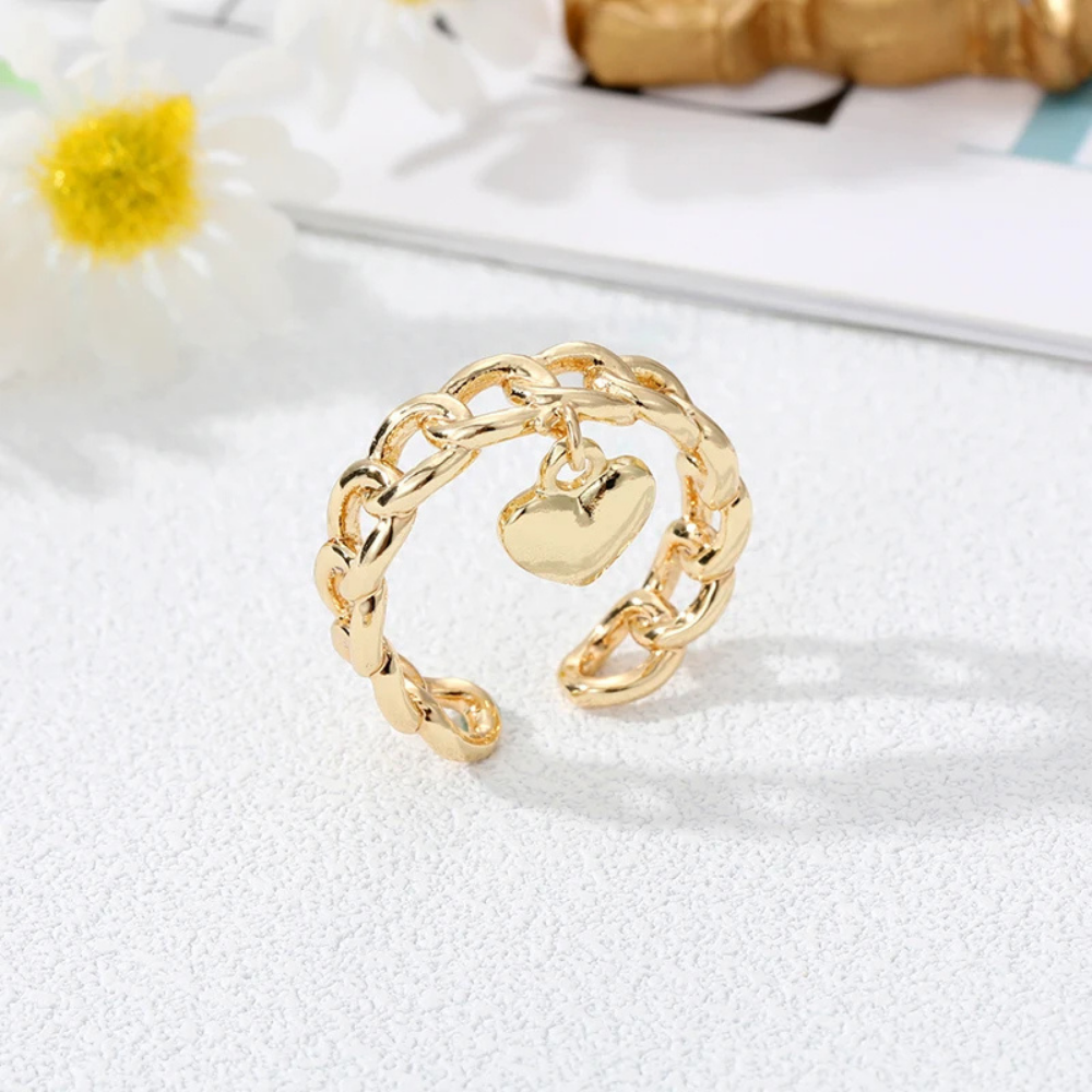 Bague Breloque Cœur