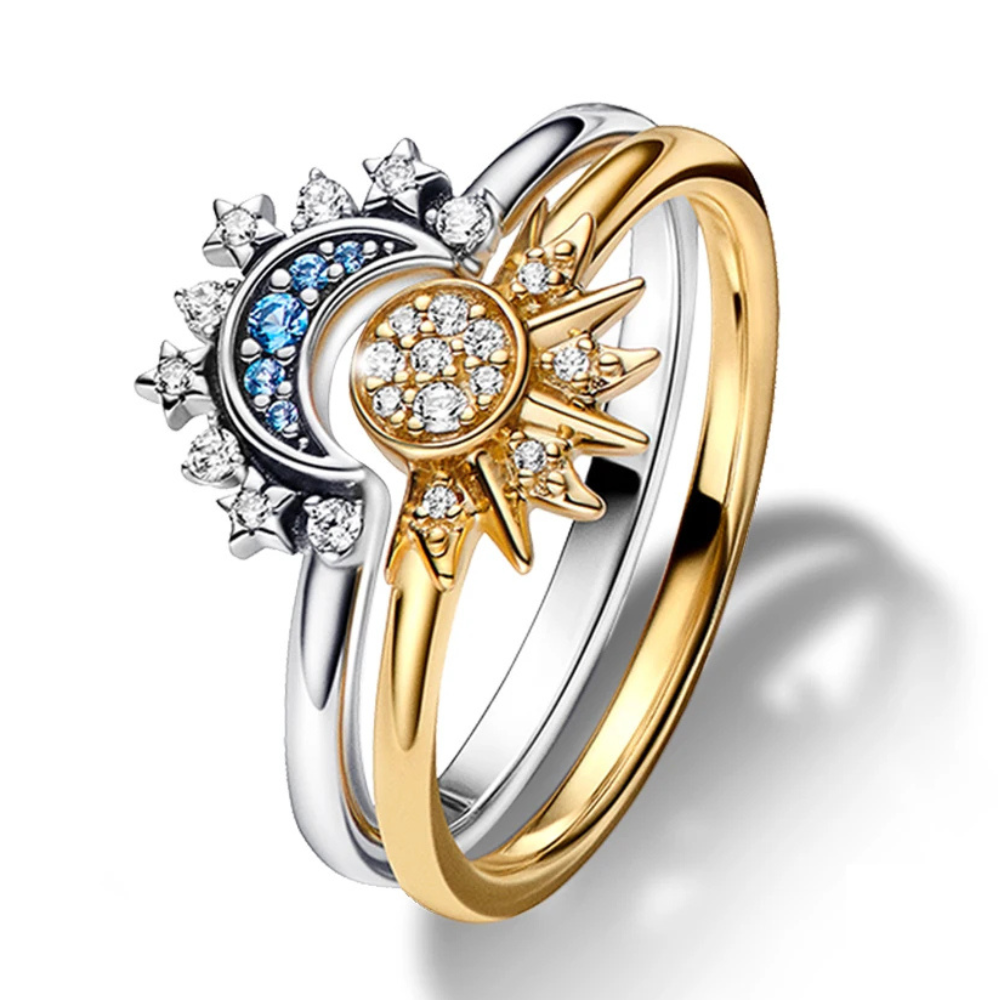 Bague Celeste Soleil et Lune