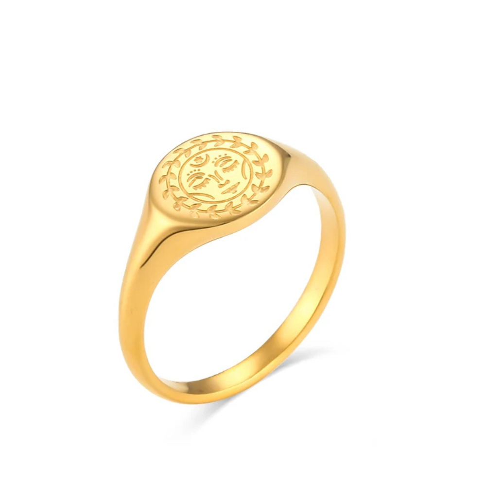 Bague Chevalière Soleil