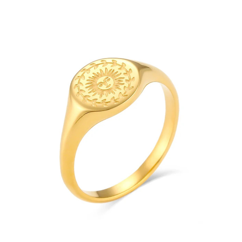 Bague Chevalière Soleil