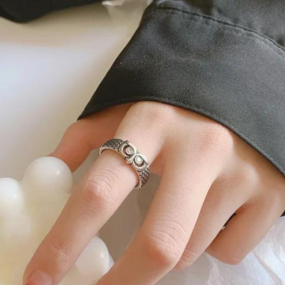 bague pour femme avec chouette