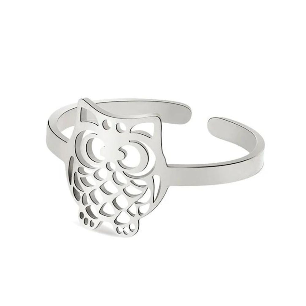bague chouette femme