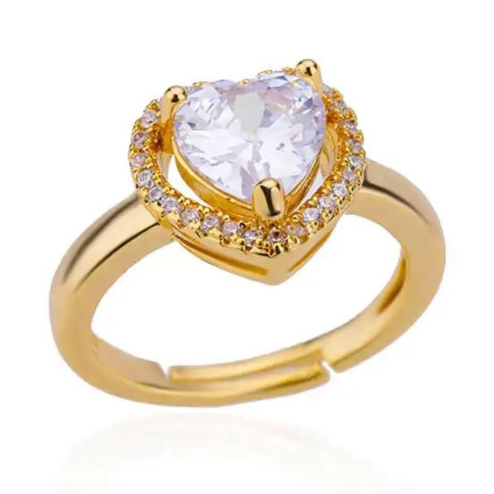 Bague Cœur Or Diamant