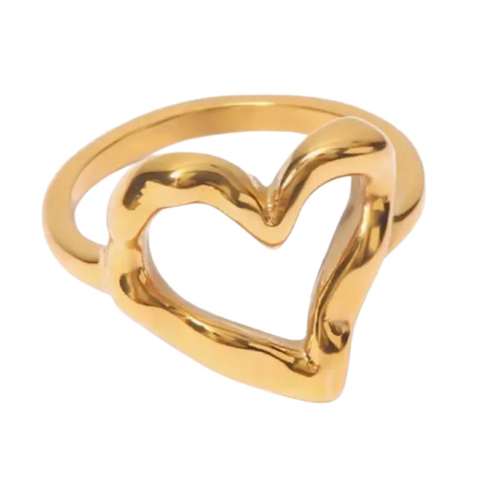 Bague avec un Cœur en or