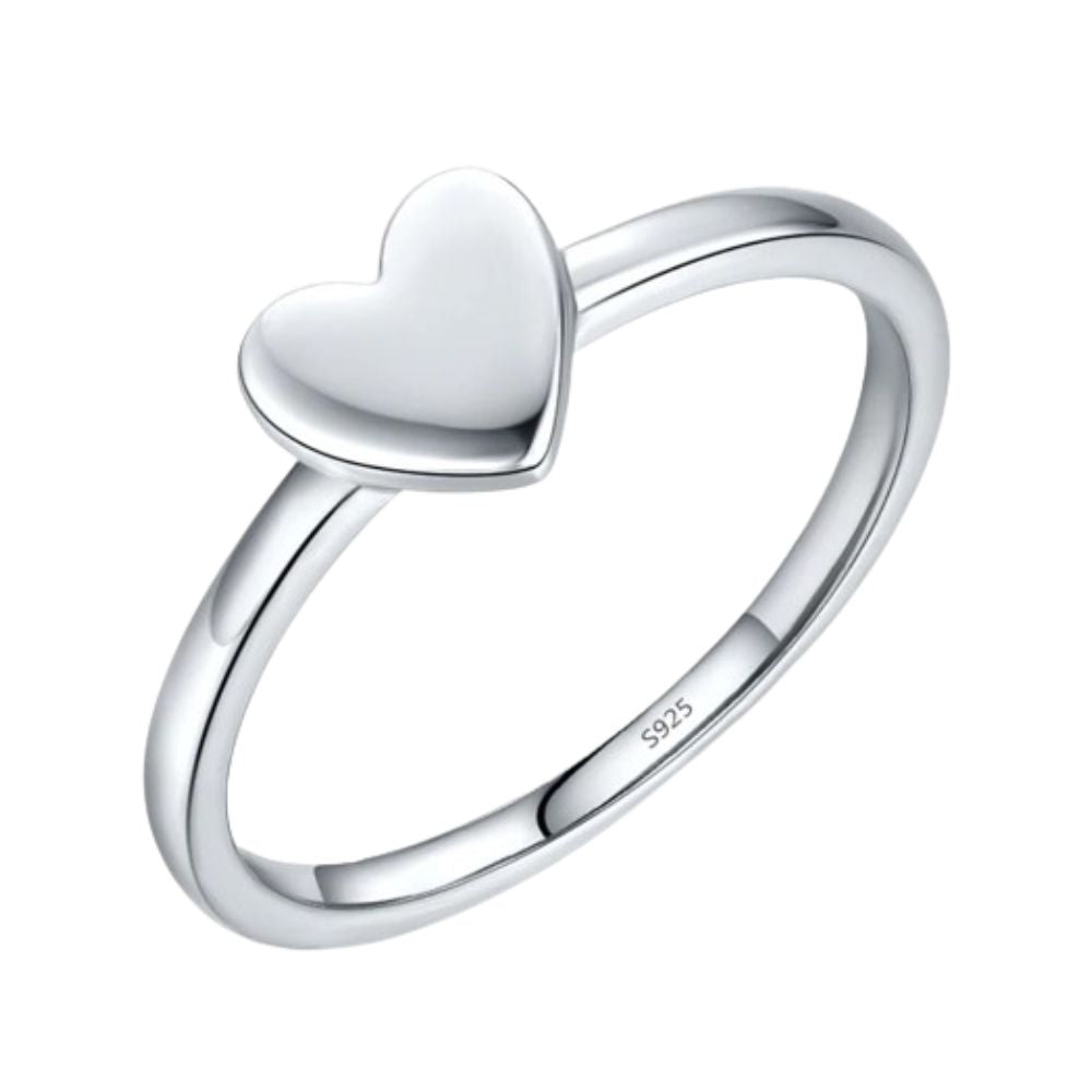 Bague Cœur Argent