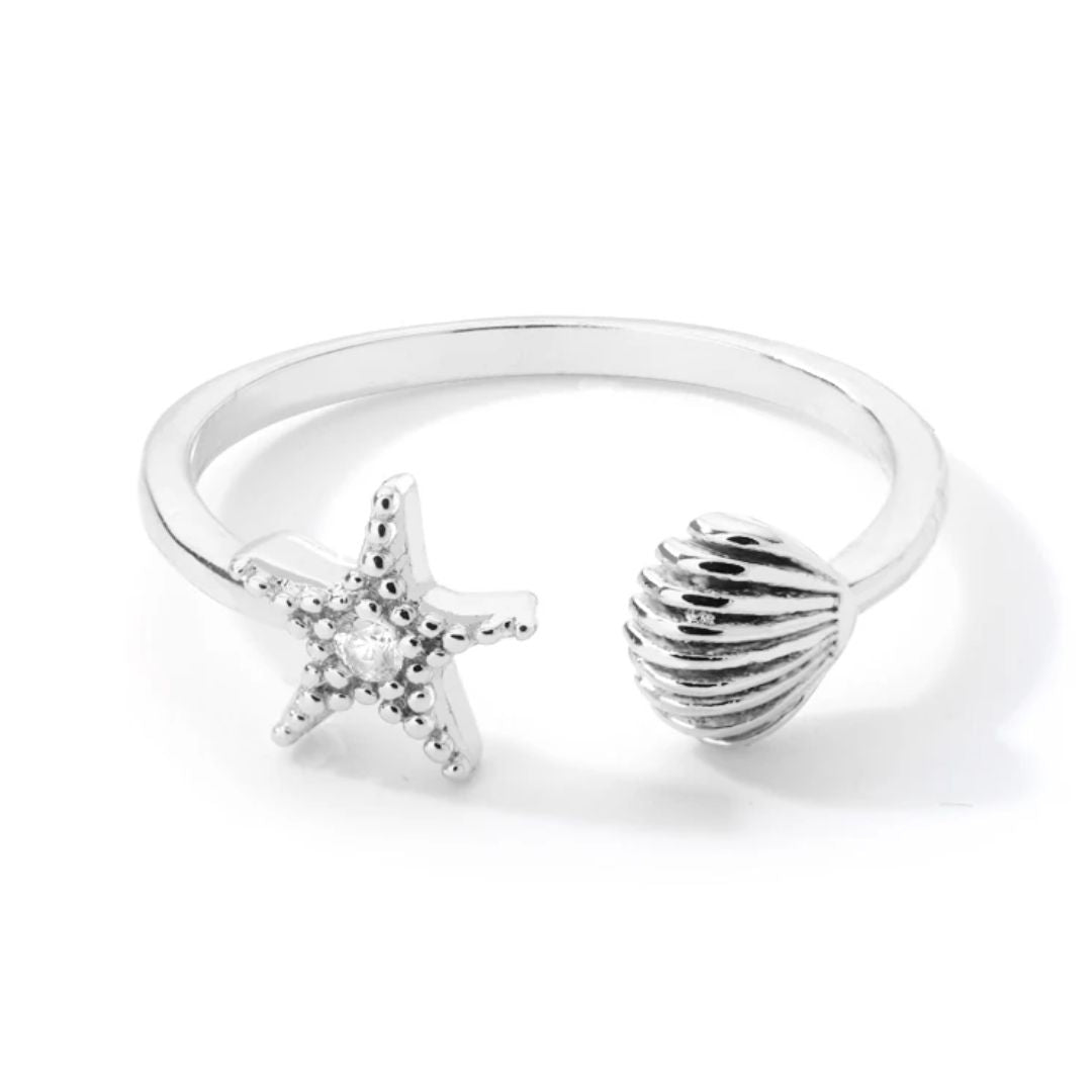 Bague Coquillage Étoile