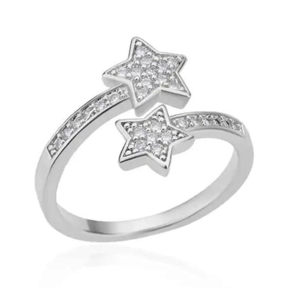 Bague Double Étoile