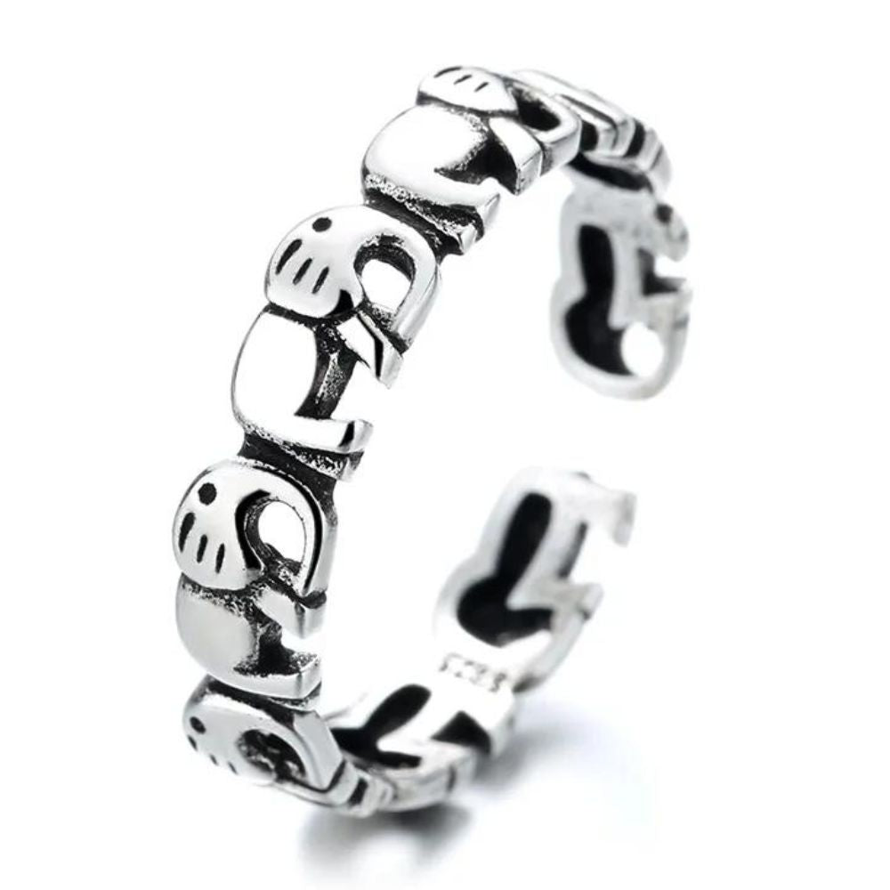 Bague Éléphant Anneau