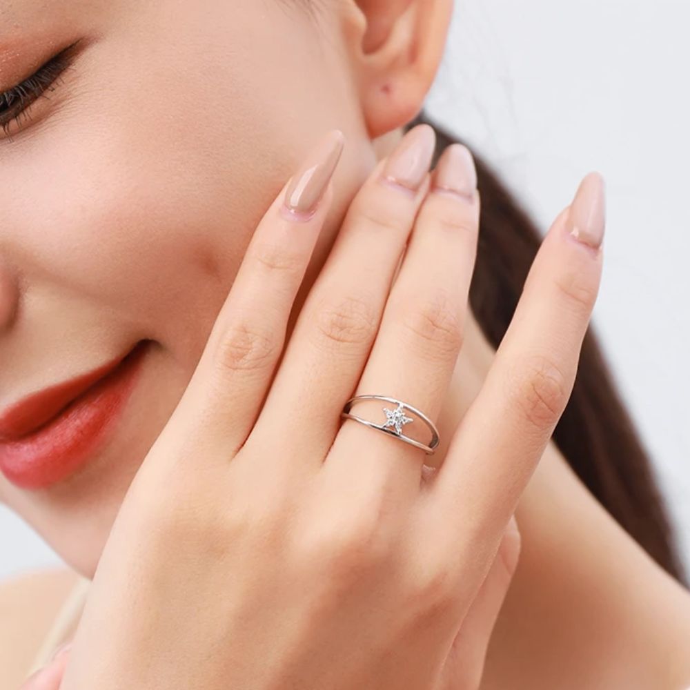 bague en argent sterling 925 pour femme