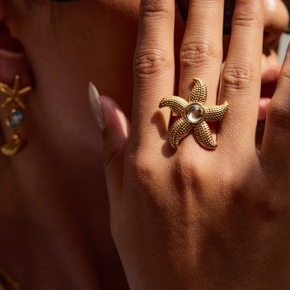 Bague Étoile de Mer Bohème