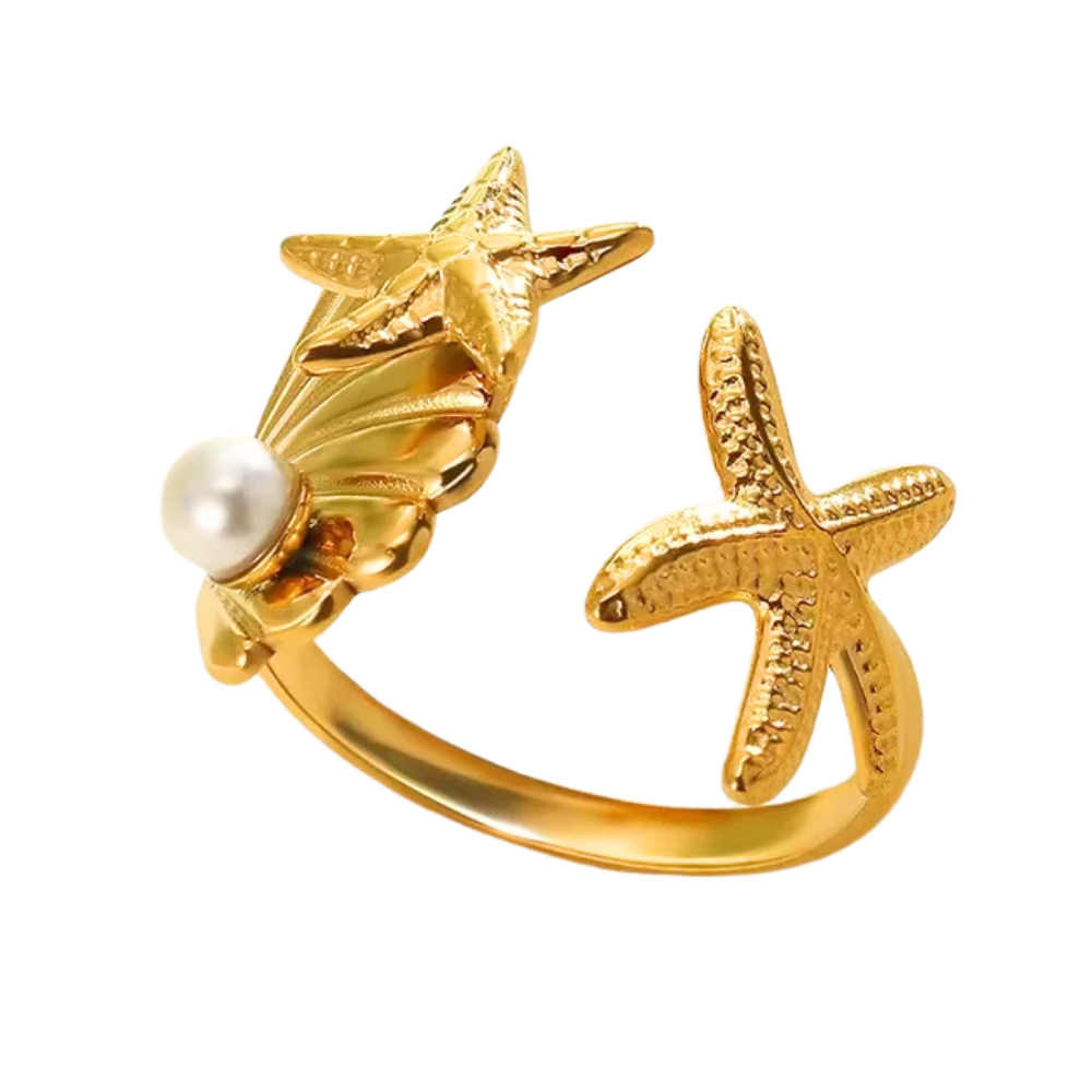 Bague Étoile de Mer Coquille