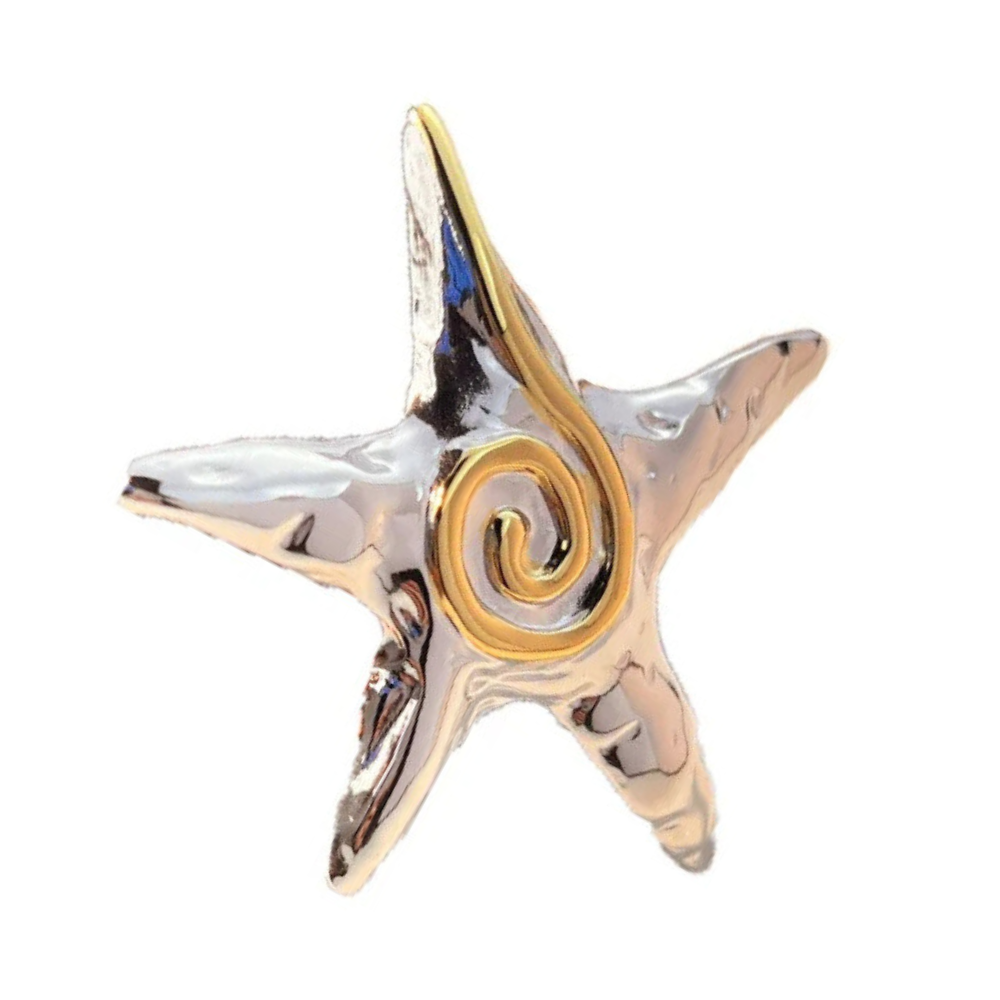 Bague Étoile de Mer Argent