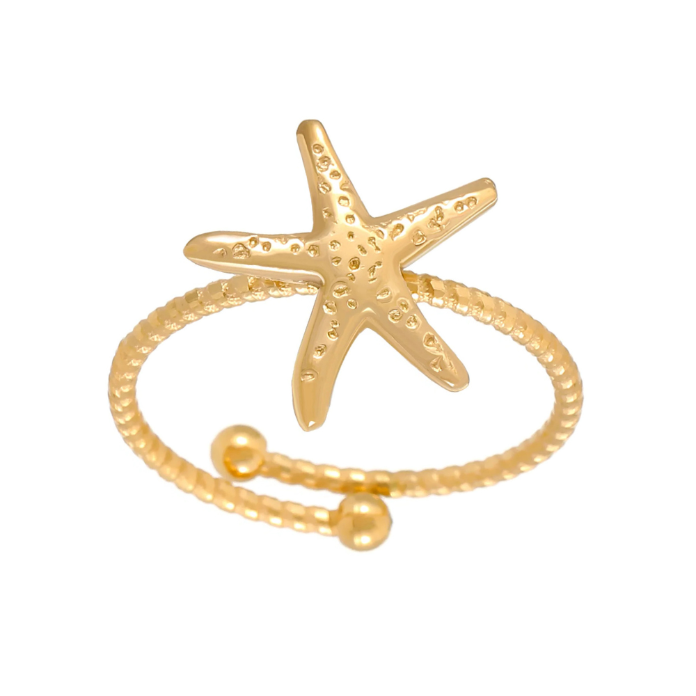 Bague Étoile de Mer Or