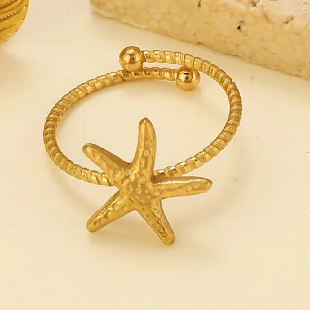Bague Étoile de Mer Or