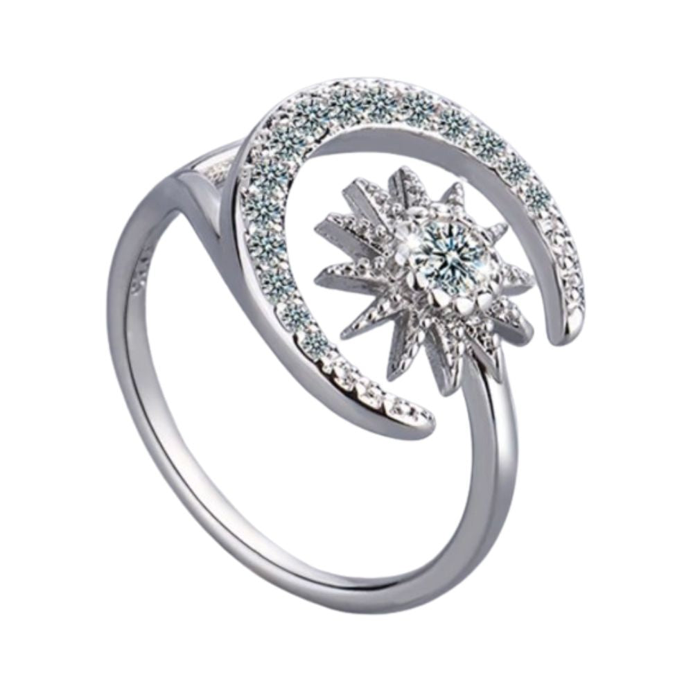 Bague Étoile et Lune