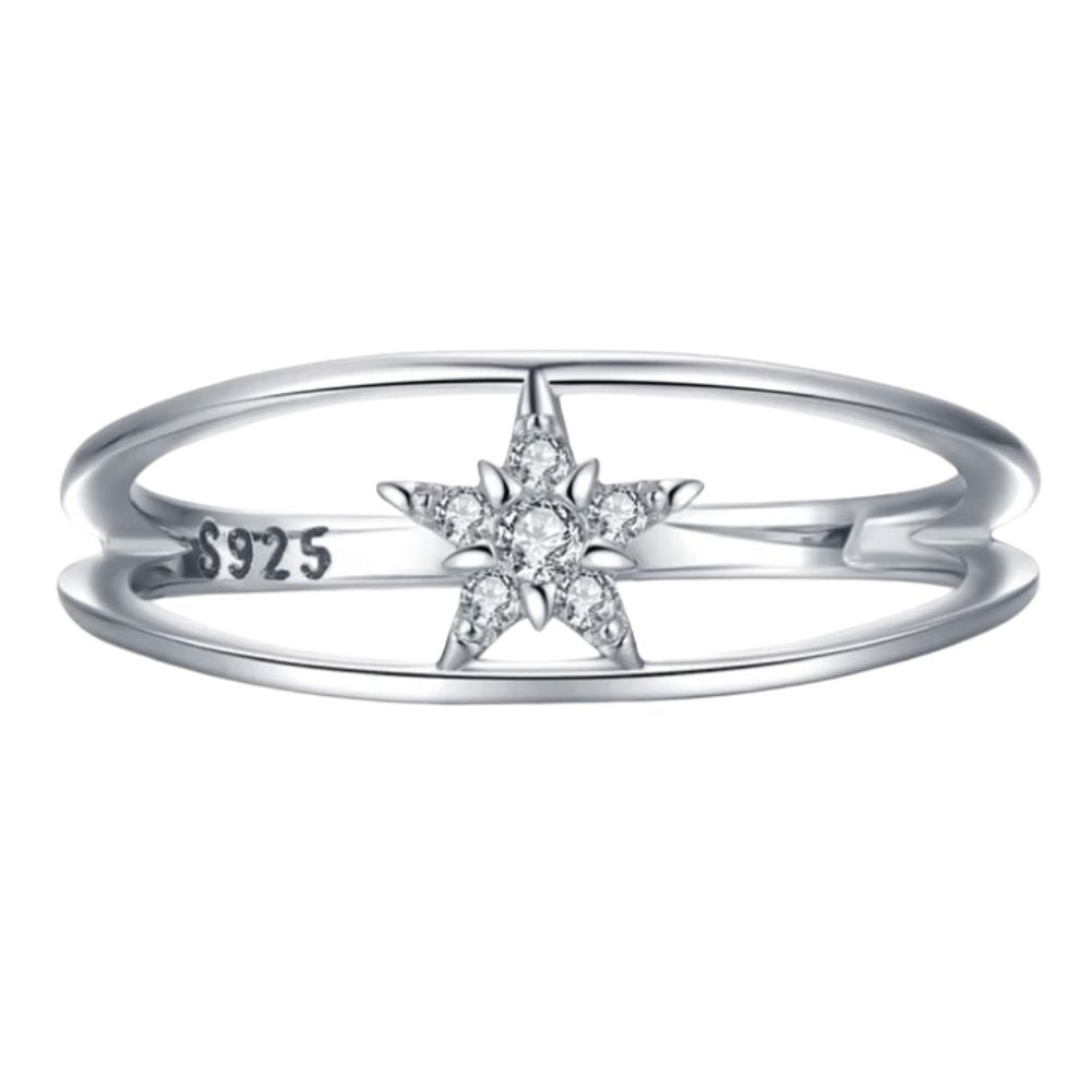 Bague Étoile blanche