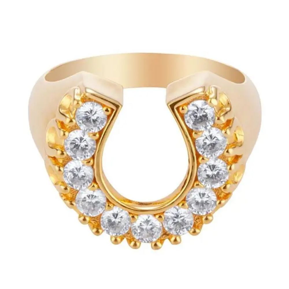 Bague Fer à Cheval Diamants