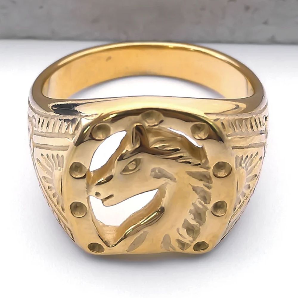 Bague Fer à Cheval Or
