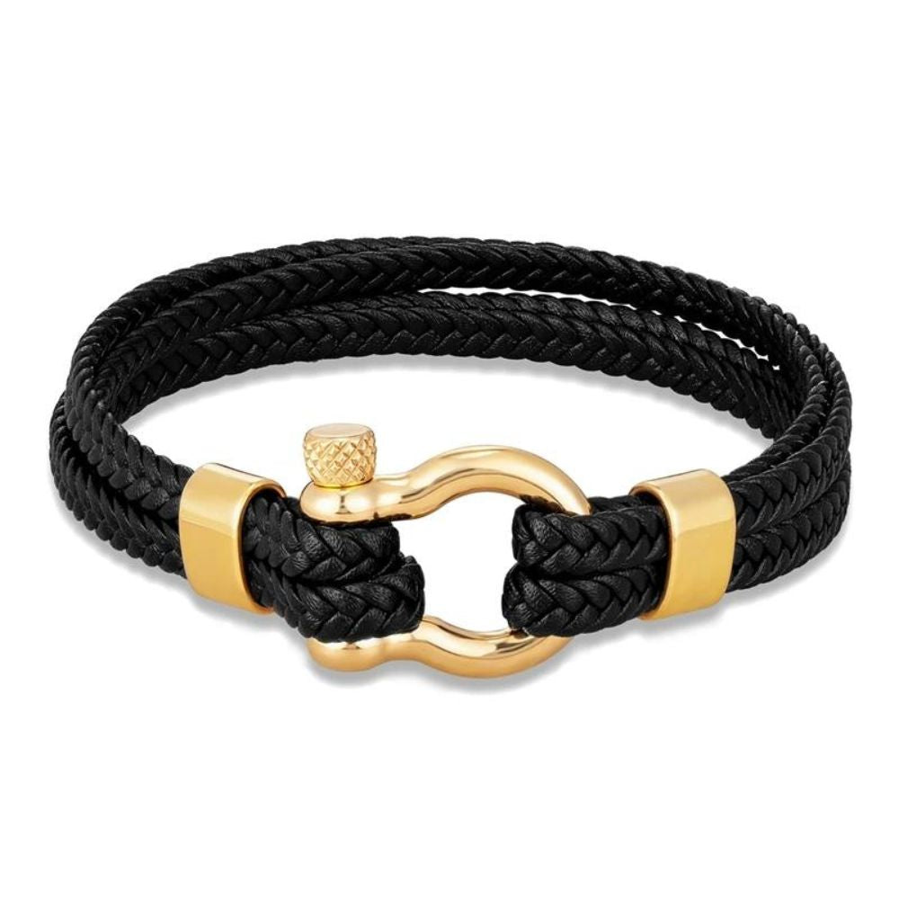 Bracelet Fer à Cheval Cuir