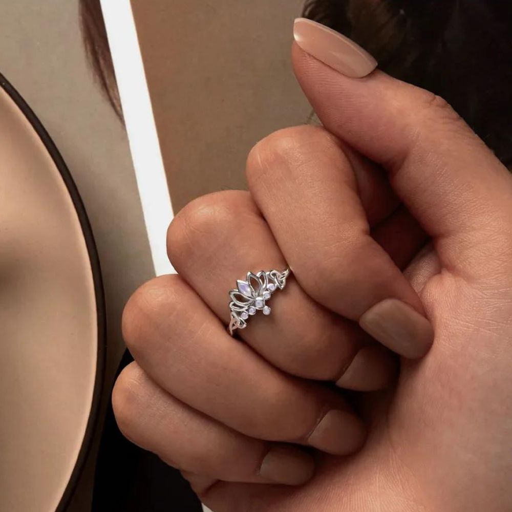 Bague Fleur de Lotus Infini Métal